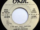 LAVERNE RAY 45 I've Got That Feeling/I'm In Love... OKEH rock VG++ promo d1352