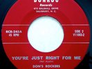 DONROC 245 Don's Rockers Orig RARE Rockabilly 45 Near Mint You're Just Right For