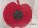 the beatles love me do 12 inch red vinyl apple shaped ltd record