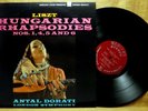 CLASSICAL LP LISZT HUNGARIAN RHAPSODIES 1,4,5,6 LONDON SYMPHONY DORATI SR90371