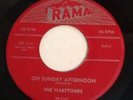 The Harptones On Sunday Afternoon Masquerade Is Over Rama Doo Wop Rare 45 Rr-214