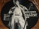 DAVID BOWIE LIVE AT NASSAU COL NY 1976 LP PICTURE DISC W/ ORIGINAL PVC SLEEVE