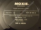 Surf/Garage Rock 45: FRANK ZAPPA (Baby Ray & The Ferns/ Ned & Nelda) MOXIE .. NM