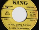TC LEE & the BRICKLAYERS: UP AND DOWN THE HILL - SUPER RARE NORTHERN SOUL PROMO