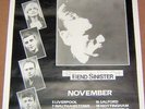 THE FALL SUPERB RARE PROMO POSTER FOR THE 1986 'BEND SINISTER' TOUR OF THE U.K.