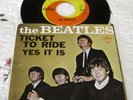 The Beatles-Ticket To Ride/Yes It Is-Vinyl 45 w/Picture Sleeve-West Coast