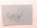 Roy Orbison Genuine original Autograph Signed slip AUTHENTIC Birmingham June 63
