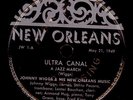 JOHNNY WIGGS & HIS NEW ORLEANS MUSIC Ultra Canal/ Two wing temple..  78rpm X3565
