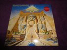IRON MAIDEN POWERSLAVE LP RARE GREEK 3RD REPRESS WITH LAST TIME ON VINYL STICKER