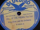 FESS WILLIAMS Friction / KING OLIVER Call Of The Freaks USA BLUEBIRD 78rpm