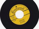 RARE ROCKABILLY 45 THE ALCONS BLACK JACK/I NOT SAMBA ON BRUNSWICK PROMO