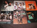 33 LP + MAXI OLD SCHOOL HIP HOP RAP GRANDMASTER FLASH ICE T + AUTOGRAMM SIGNED