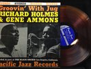 Richard Groove Holmes & Gene Ammons-Groovin' With Jug-Pacific Jazz 32-AMBER WAX
