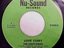 The EQUITABLES Love Story / Jug Head Nu-Sound Records Label reggae 45 C796