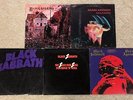 BLACK SABBATH Ozzy 5 LPs S/T Paranoid MASTER OF REALITY Sold Our Soul BORN AGAIN