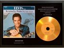 ELVIS PRESLEY 'KENTUCKY RAIN' SIGNED GOLD PRESENTATION DISC