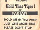 FABIAN--PROMO ONLY-4-SONG-EP-PICTURE SLEEVE + 45--(HOLD THAT TIGER)--PS--PIC-SLV