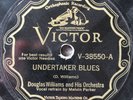 BLUES 78 Douglas Williams & Orchestra - Undertaker Blues / P-Wee Strut (VICTOR)