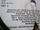 BEATLES UK, White Album, ‘Racoon’ mis pressed label, original UK 1968 issue.