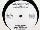 JACK ASHFORD-HOTEL SHEET - WLP ON MAGIC DISC PRIVATE COSMIC DISCO FUNK 12