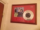 THE BEATLES ANTHOLOGY BOOK AND PICTURE OF THEIR SILVER DISC (REPLICA) FOR TICKET