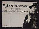 Robyn Hitchcock 1981 Black snake Diamond Album Promo Billboard Poster 40x30