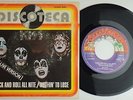 KISS ?– Rock And Roll All Nite 45 RPM Spain 1976 - EX+ * Live Version UNIQ COV.