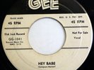 The CLEFTONES 45 Hey Babe/What Did I Do... GEE doo wop VG++ promo ws970