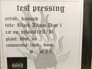 The Damned - Black Album UK DEVILS JUKEBOX TEST PRESSING A/B - LP Record Punk