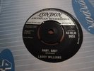 LARRY WILLIAMS BABY, BABY / GET READY 1959 LONDON  45-HLM 9053   RARE VERY NICE