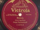 Sergei Rachmaninoff on 78 rpm Victor 1124: Melody (Gluck)/Turkish March (Mozart)