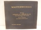 1927 COLUMBIA No. 78 Grieg Sonata In A Minor OP. 36 Violin/Piano Felix Salmond