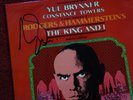 YUL BRYNNER PERSONALLY SIGNED THE KING AND I SOUNDTRACK RCA RED SEAL VINYL LP EX