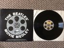 THE BEATLES MOVIE MEDLEY LP PROMO 12