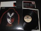 KISS Gene Simmons lp EX vinyl 1978 US press + NM merchandise form + NM poster
