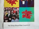 PET SHOP BOYS Was It Worth It UK 13” x 20” official Parlophone promo poster