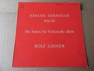 ROLF LOOSER BACH SOLO CELLO SUITES 1 & 5    GALLO SWISS ED1 LP RARE