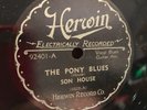 Son House The Pony Blues b/w The Jinx Blues Herwin 78 RPM