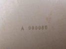 The Beatles - White Album - vinyl record - Low serial number A000060