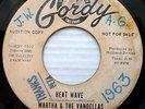 MARTHA the VANDELLAS orig. VG+ GORDY promo 45 HEAT WAVE / A LOVE LIKE YOURS h174