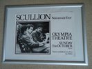 SCULLION GIG POSTER 1982 VINTAGE ORIGINAL 35YRS OLD RARE COLLECTIBLE TOUR POSTER