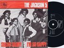 JACKSON FIVE Sugar Daddy b/w I'm So Happy Danish 45PS 1972