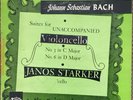 JS Bach Janos Starker - Cello Suites #3 & #6 Solo Cello - Period LP 543 (1950s)