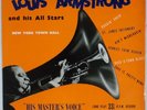 LOUIS ARMSTRONG & ALL STARS: New York Town Hall HMV UK 10” Jazz LP NM-