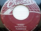 the FLAMINGOS doowop ORIG. vg+ CHECKER 45 WHEN b/w THAT'S MY BABY WS913