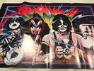 Kiss UNMASKED 1980 LP Album Record with poster and Kiss Army form