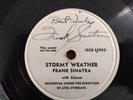 AUTOGRAPHED FRANK SINATRA PROMO RECORD Stormy Weather 12