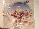 Iron Maiden Can i play with madness us shaped picture disc