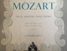Mozart deux sonates pour piano Lazare Levy ducretet Thomson LP 8518
