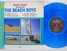 BEACH BOYS SUMMER CRUISIN' CAPITOL ECS-81581 Japan OBI CLEAR BLUE VINYL VINYL LP